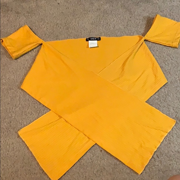 Mustard Shein Top! - Picture 1 of 2